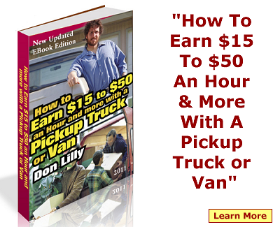 make money with pickup or van